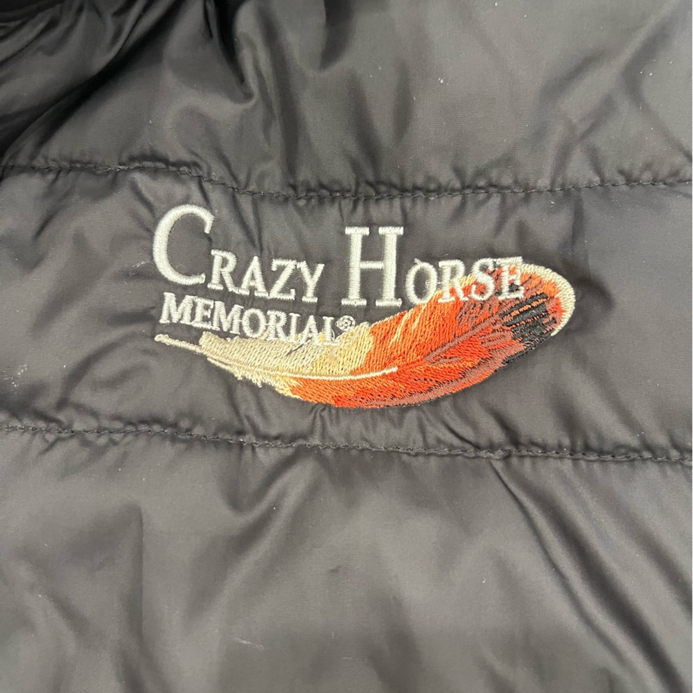 Crazy Horse Memorial Weatherproof "PillowPac" Puffer Jacket Black Men’s Small - Picture 7 of 13